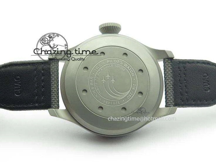 MIROTIME 0117 SunProtective Big Pilot Real PR IW500910 “Patrouille Suisse” ZF 1:1 Best Edition On Gray Nylon Strap 7278